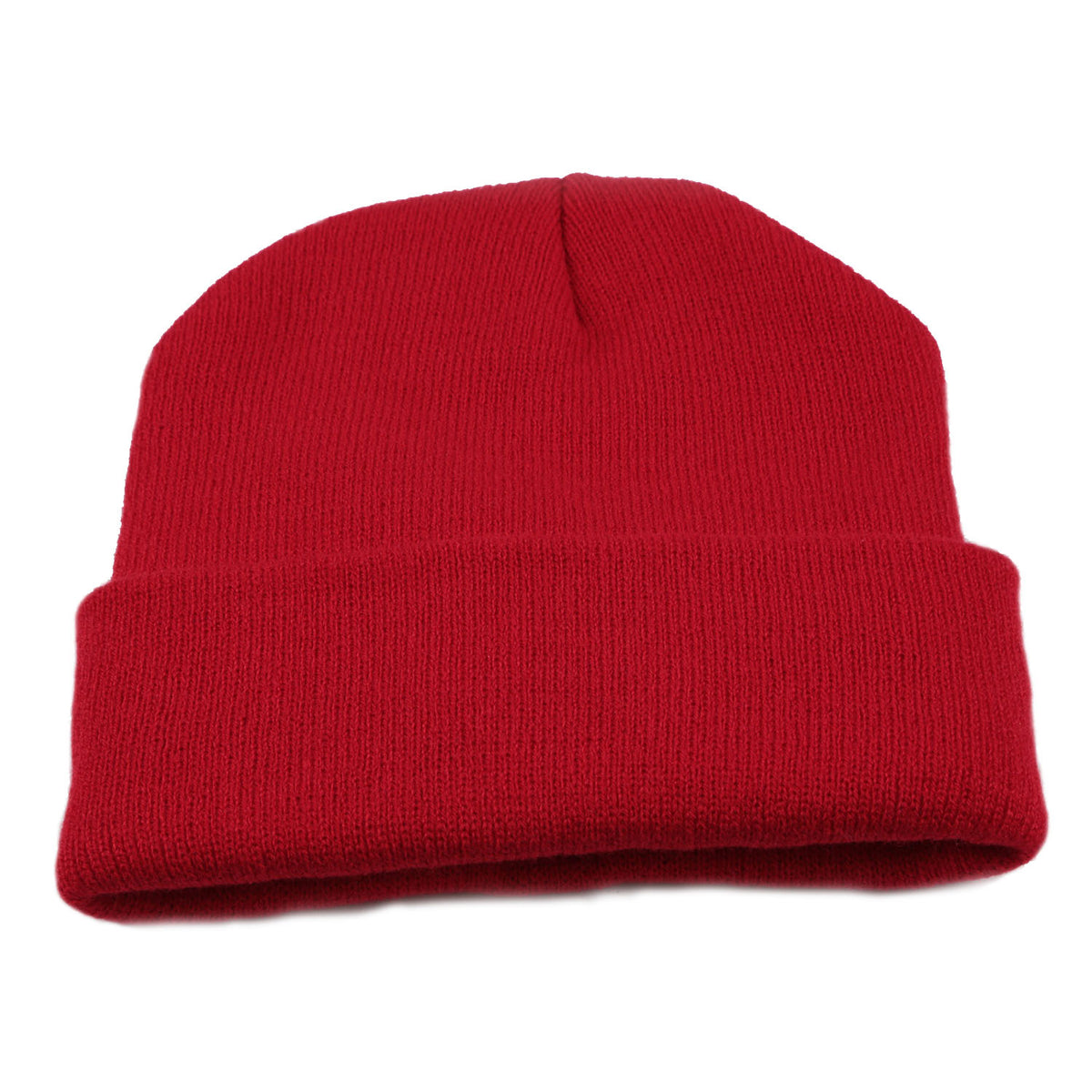 LED Knitted Beanie with Built-In Headlamp for Hands-Free Light