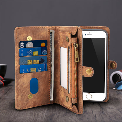 iPhone 6 Wallet Case with Detachable Magnetic Phone Holder