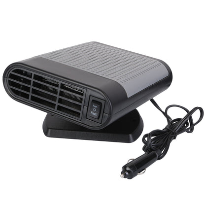 Portable Car Heater 150W 2-in-1 Defroster Fan with 360° Base
