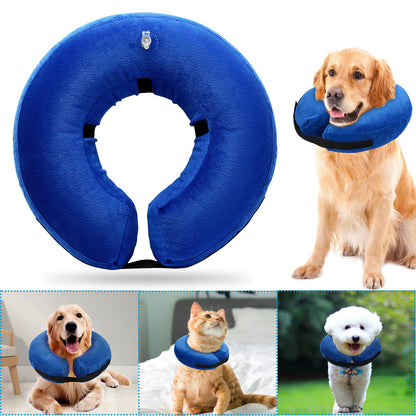 Inflatable Dog Recovery Collar – Soft, Adjustable E-Collar