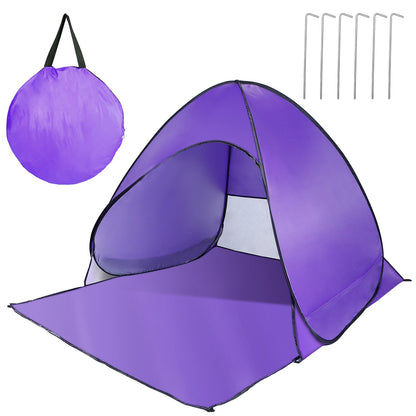 Pop Up Beach Tent with UPF50+ Sun Protection for 2-3 People
