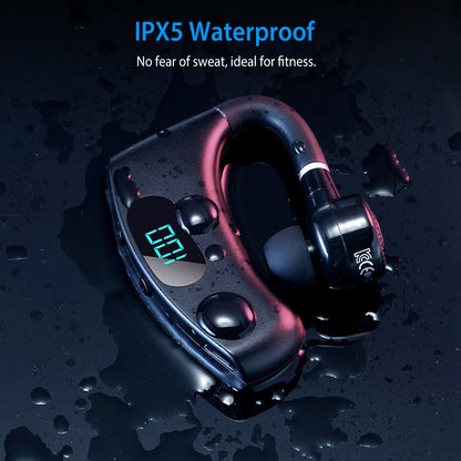 Wireless Bluetooth Earpiece with 30-Hour Battery Life