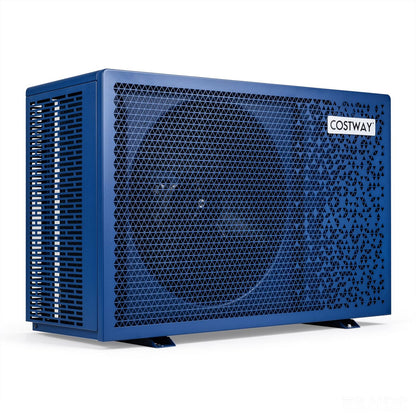 70000 BTU Swimming Pool Heat Pump with 1/2/3 Hour Timer-Blue