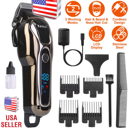 Premium Cordless Electric Hair Clipper