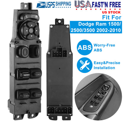 Master Power Window Switch for 2002-2010 Dodge Ram 1500/2500/3500