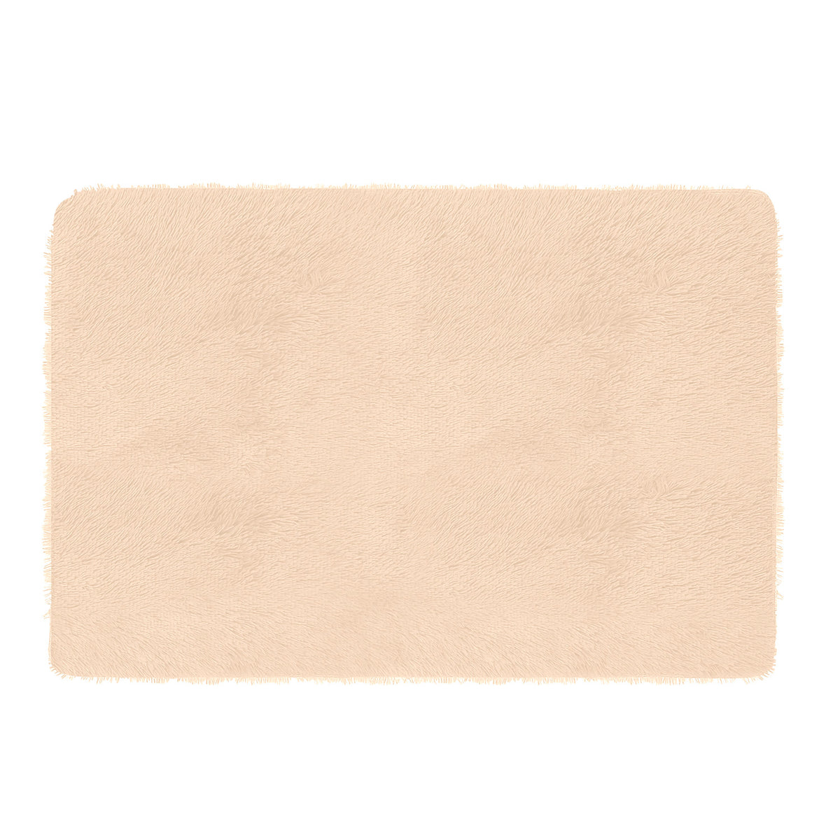 Shaggy Area Rug 4' x 2.6' Anti-Slip Soft Polyester Floor Mat