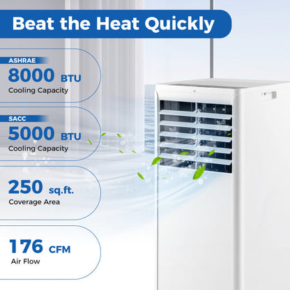 8000 BTU Portable Air Conditioner