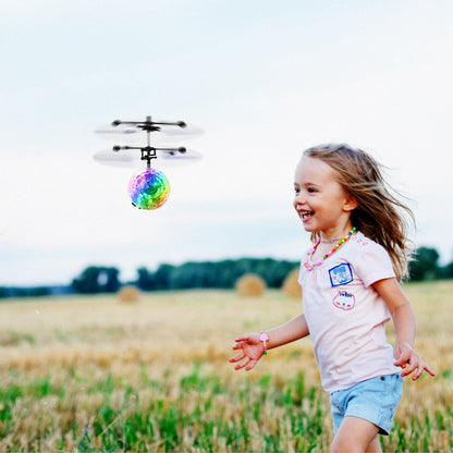 Flying Ball Toy with LED Lights & Hand Control
