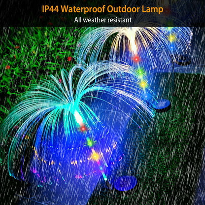 Solar Jellyfish Garden Lights 4-Pack with Color Changing LEDs