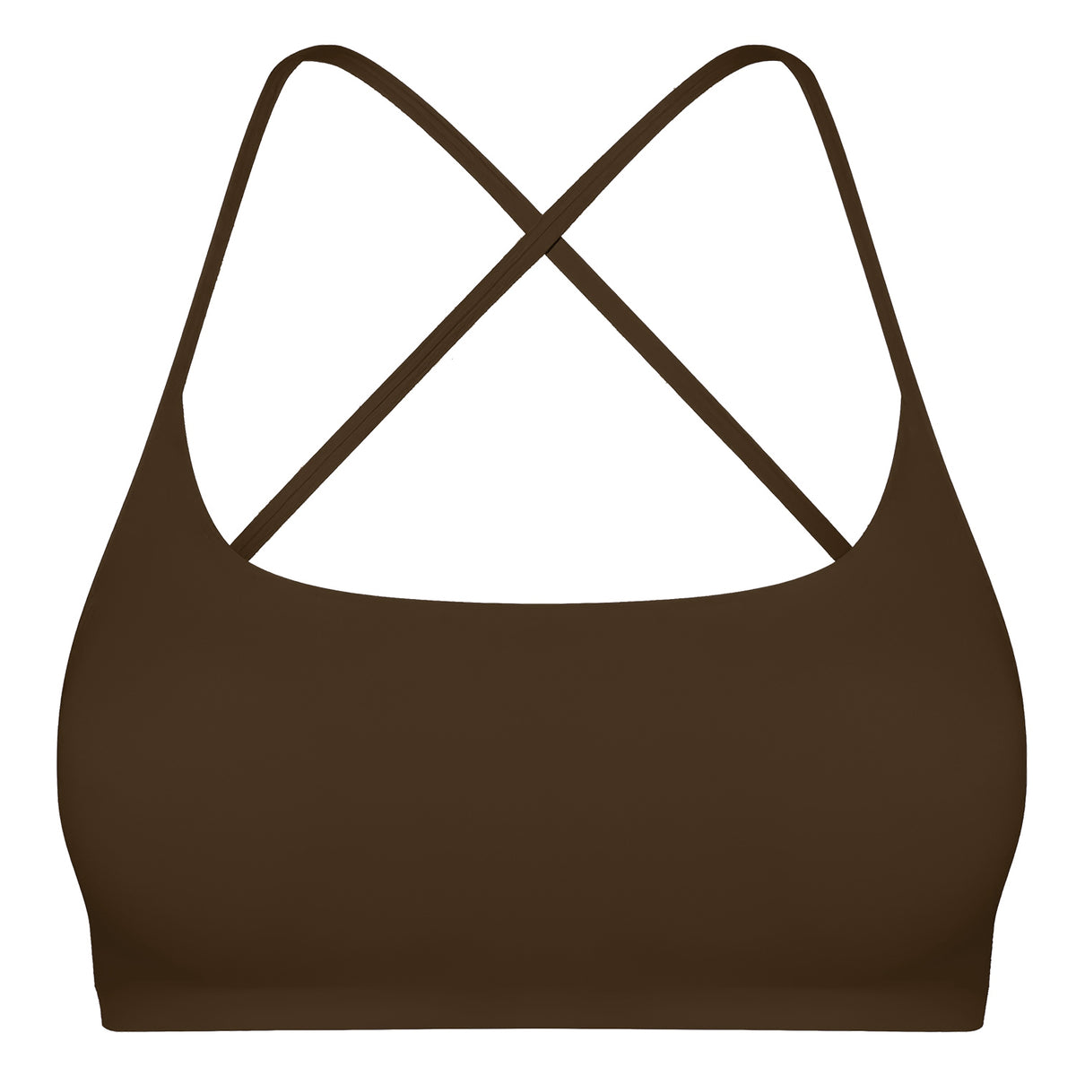 Women Cross Back Sport Bras Padded Strappy Crop Open Back Low Impact Bras Sexy Fitness Tank Tops with Removable Pads Thin Straps for Gym Yoga Workout