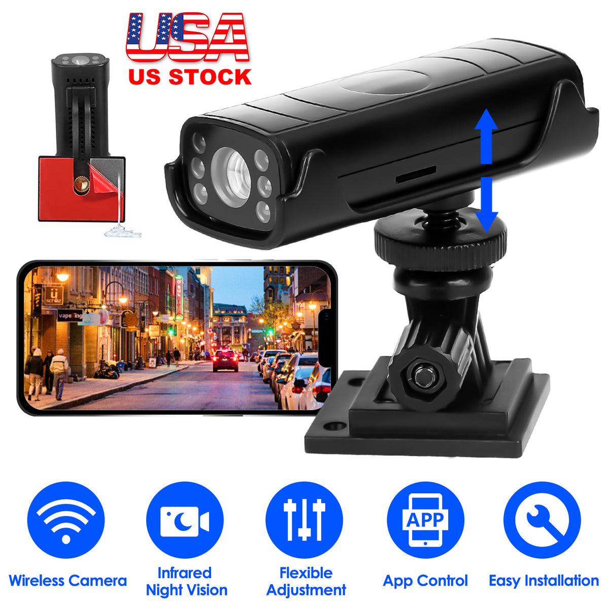 Wireless Backup Camera with Night Vision for RVs & Trucks