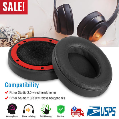 Replacement Ear Pads for Beats Studio 2.0/3.0 Headphones