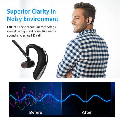 Wireless Earpiece V5.0 with ENC Noise Cancellation