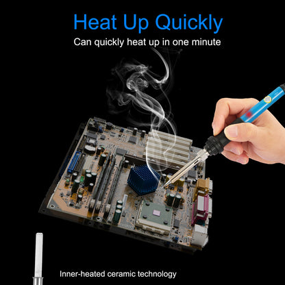 Adjustable Temperature Soldering Iron 60W with 5 Tips
