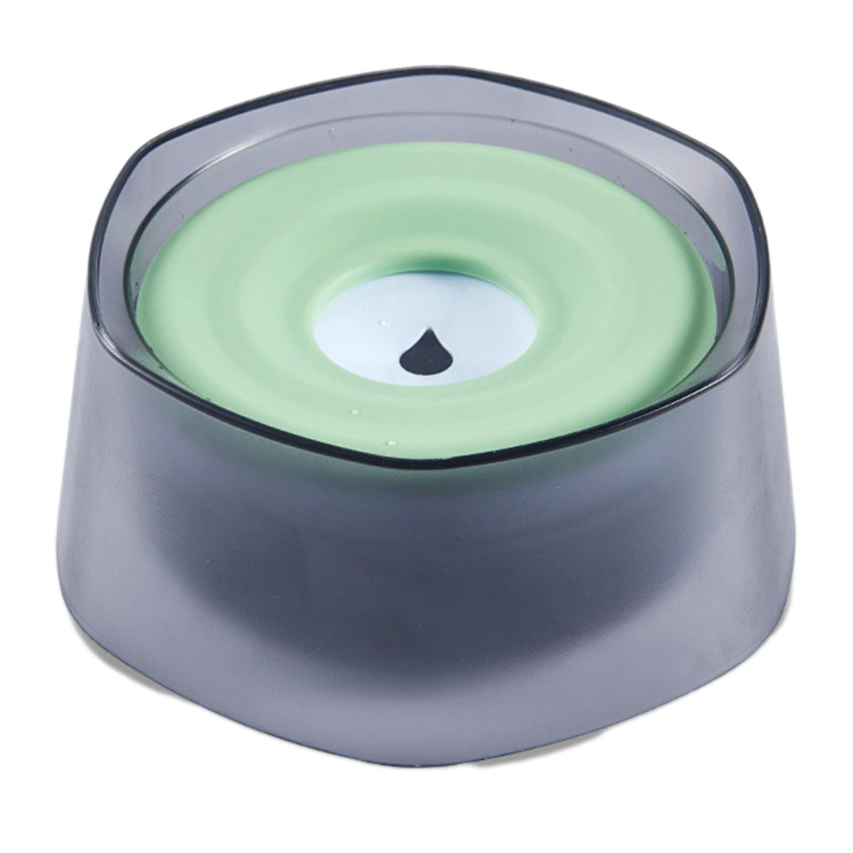 No Spill Dog Water Bowl 47oz Slow Feeder with Float Disk