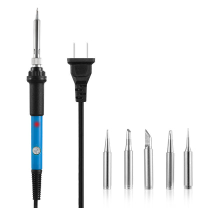 Adjustable Temperature Soldering Iron 60W with 5 Tips