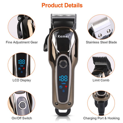 Premium Cordless Electric Hair Clipper