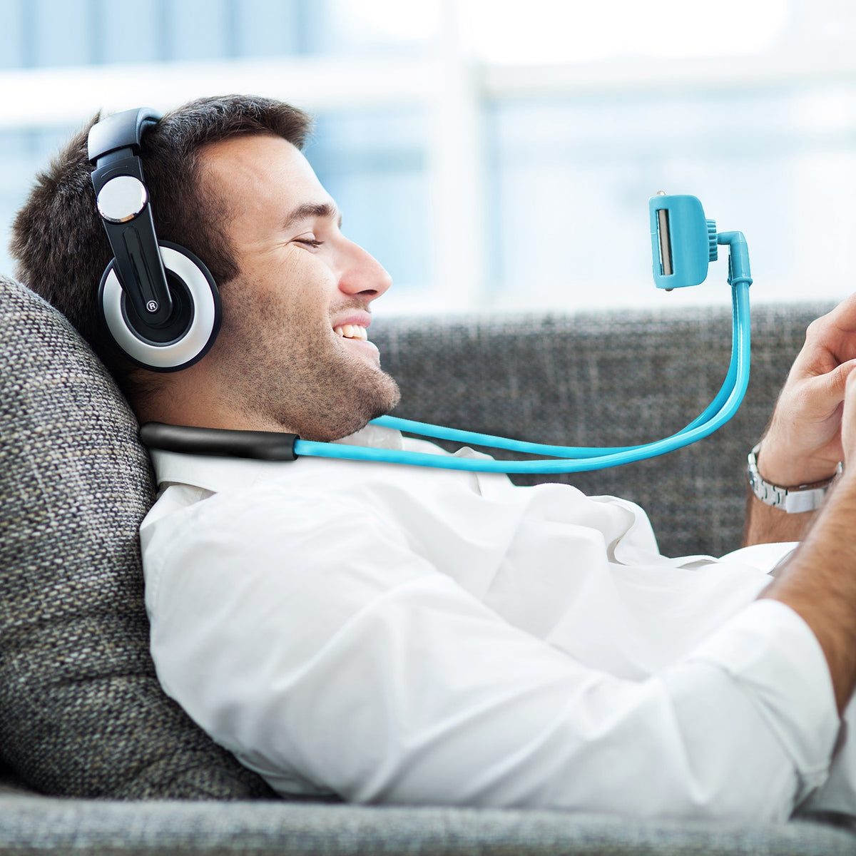 Flexible Gooseneck Phone Holder with 360° Rotation