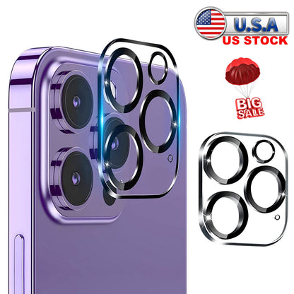 Camera Lens Protector for iPhone 12/13/14 - 9H Tempered Glass