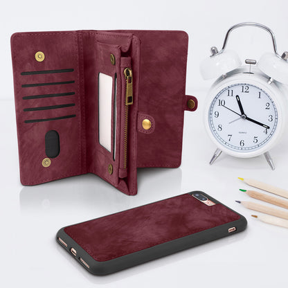 iPhone 7 Plus Wallet Case with Detachable Magnetic Cover
