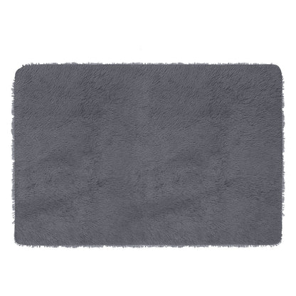 Shaggy Area Rug 4' x 2.6' Anti-Slip Soft Polyester Floor Mat