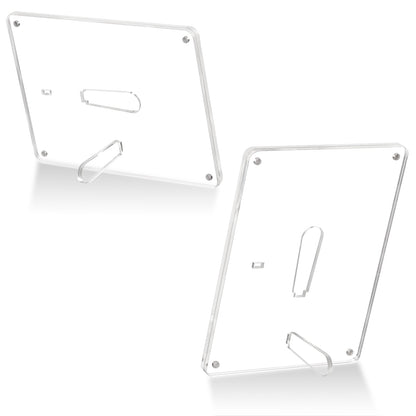 Acrylic Photo Frames 5x7 Inch - Set of 4 Magnetic Frameless