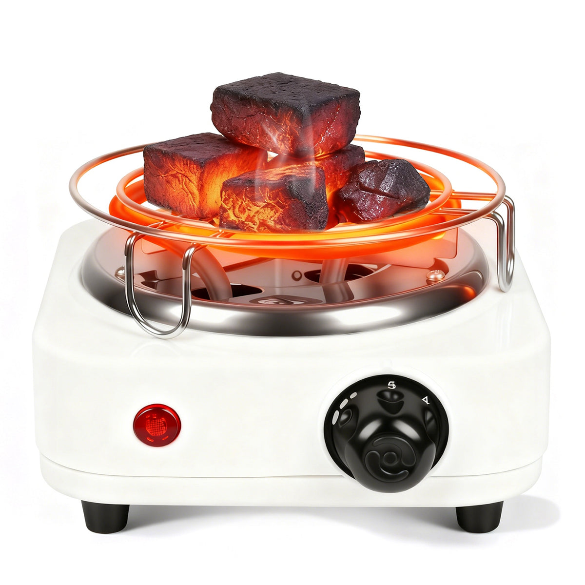 Electric Charcoal Burner 500W with 5 Temperature Settings