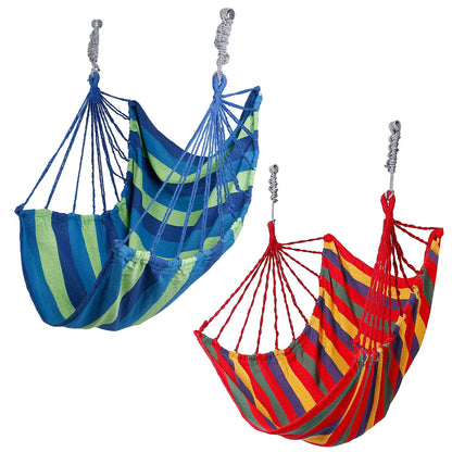 Hammock Hanging Chair with Pillows – 440 LBS Capacity