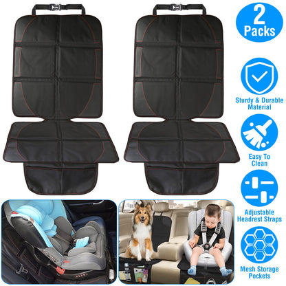 Car Seat Protector with Thick Padding - 2 Pack
