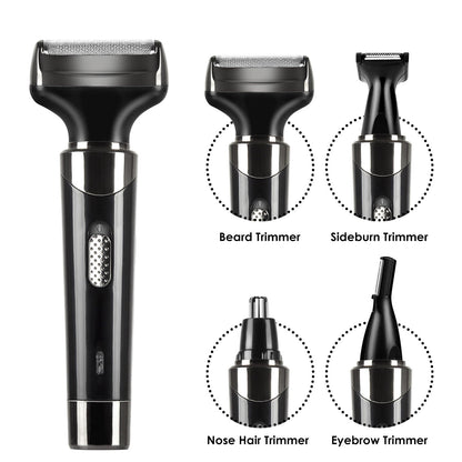 4-In-1 Unisex Rechargeable Electric Razor Clipper