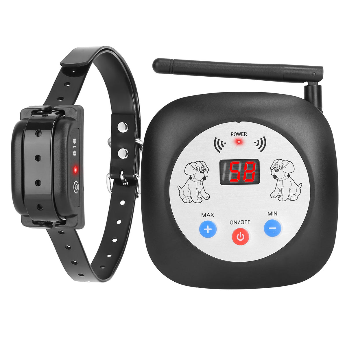 Wireless Dog Fence System with GPS Tracking and Collar