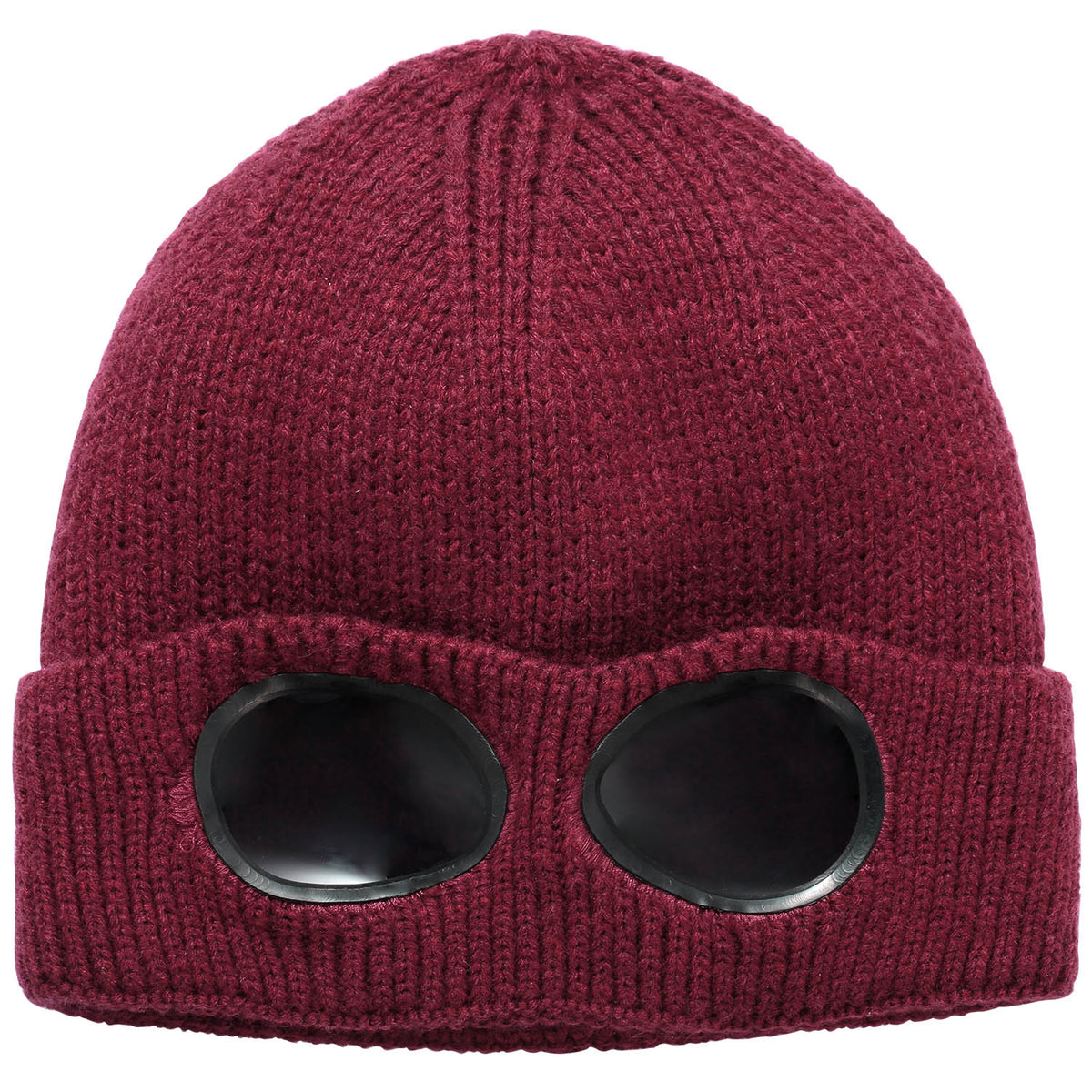 Knit Beanie Hat with Goggle - Warm Winter Skull Cap