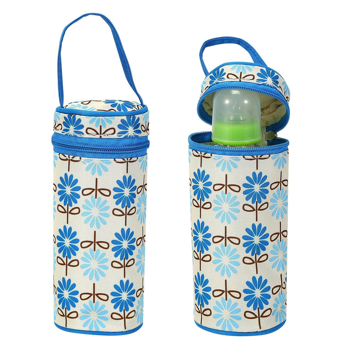 5PCS Baby Nappy Diaper Bags Set Mummy Diaper Shoulder Bags w/ Nappy Changing Pad Insulated Pockets Travel Tote Bags For Mom Dad