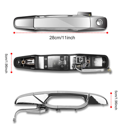Chrome Door Handle Set for Chevy Silverado Sierra 2007-2014