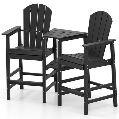 2-Seat Adirondack Chair with Double Connecting Tray