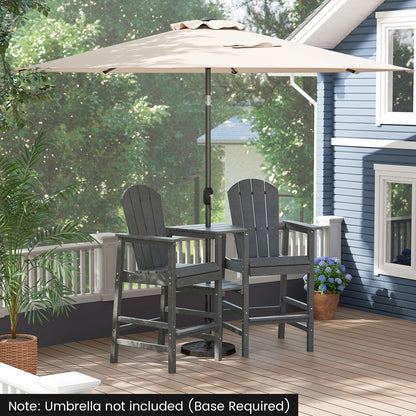 2-Seat Adirondack Chair with Double Connecting Tray