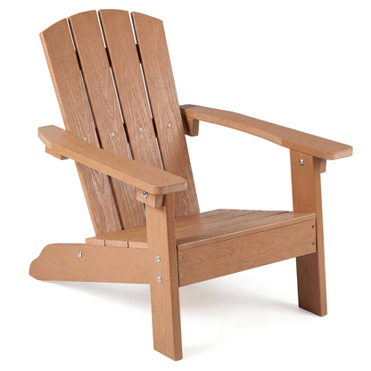 Kids Adirondack Chair with High Backrest and Armrests