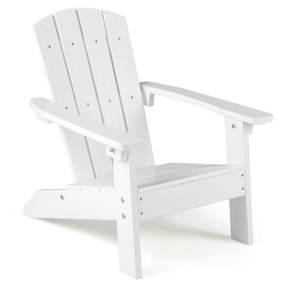 Kids Adirondack Chair with High Backrest and Armrests