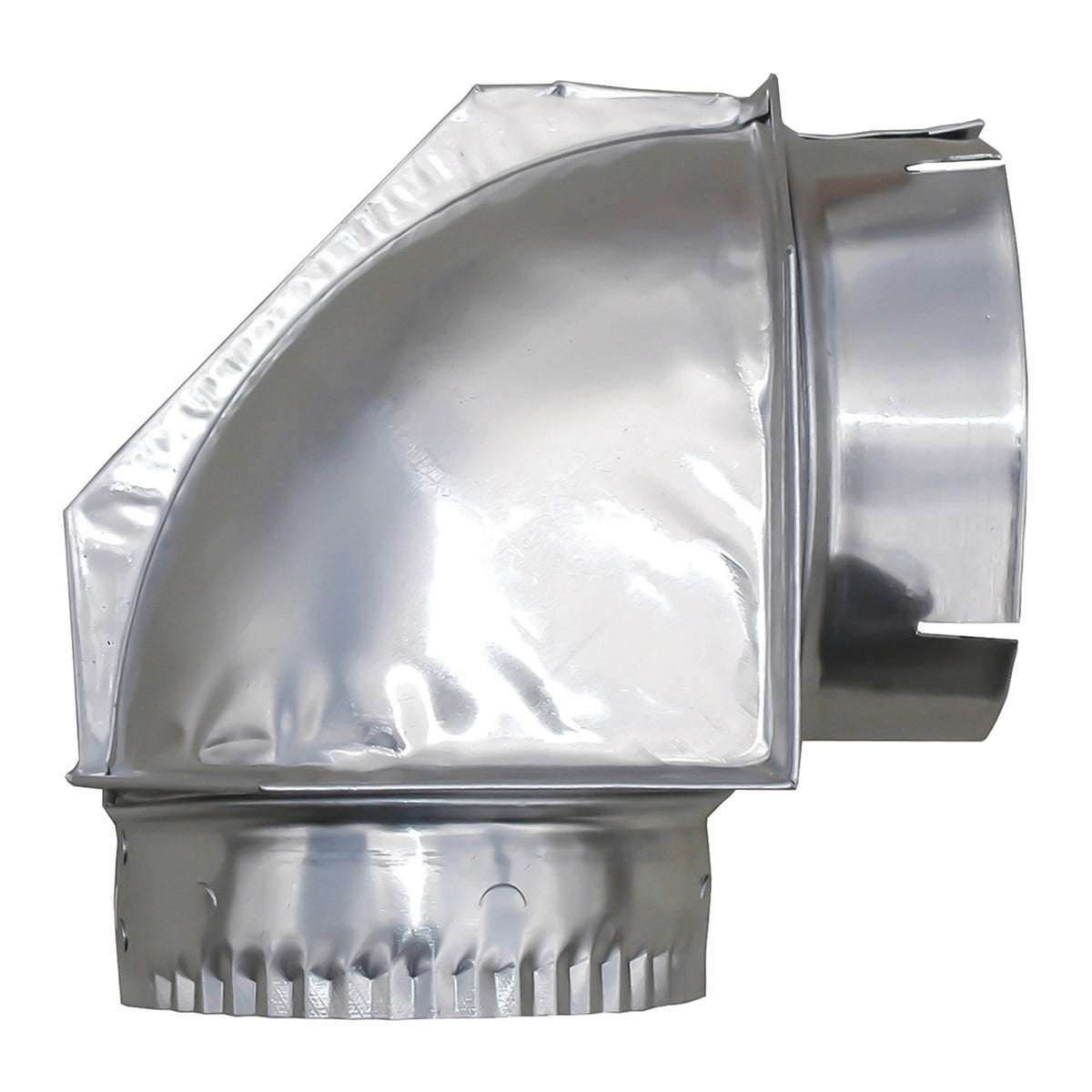 Builder's Best Close Elbow 4 In. 90-Degree Dryer Vent Elbow with Rotating Snap-Lock Fittings