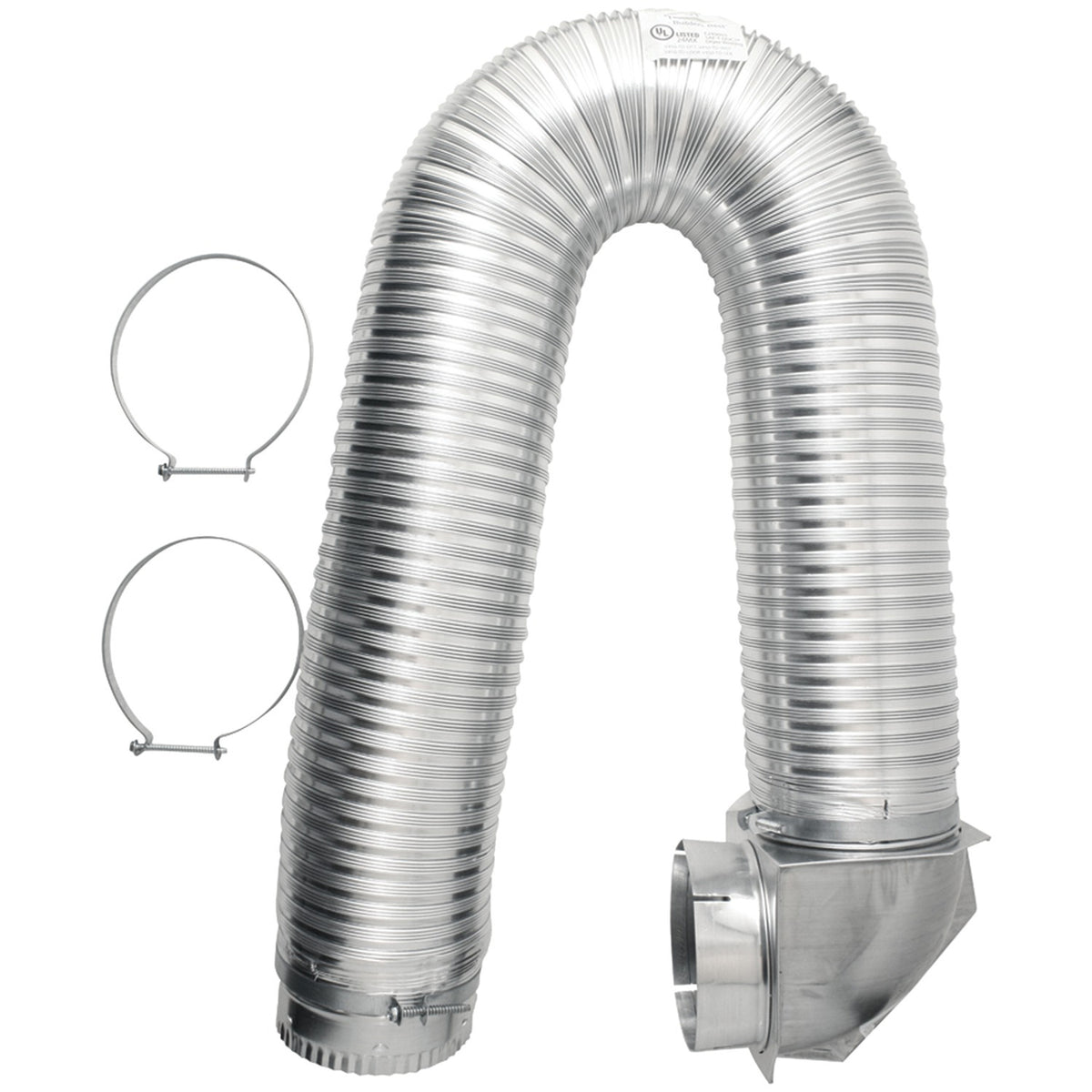 Builder's Best 4 In. x 8 Ft. UL Transition Duct Dryer Vent Kit with Close Elbow