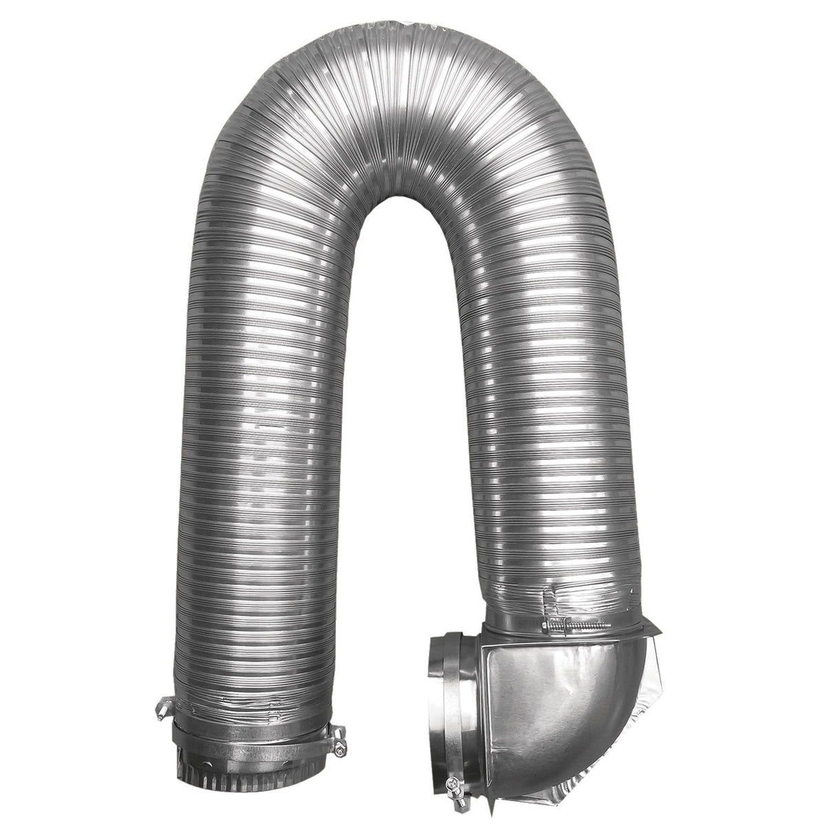 Builder's Best 4 In. x 8 Ft. UL Transition Duct Dryer Vent Kit with Close Elbow - view 5