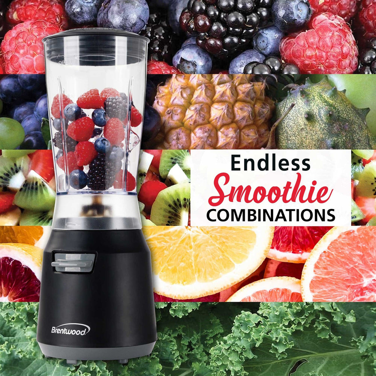 Brentwood 14 Oz. 180W Personal Blender - Black - view 5