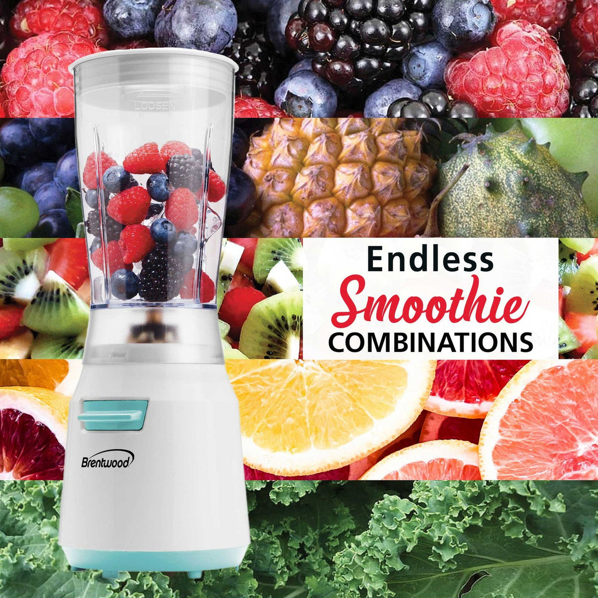 Brentwood 14 Oz. 180W Personal Blender - Blue - view 4