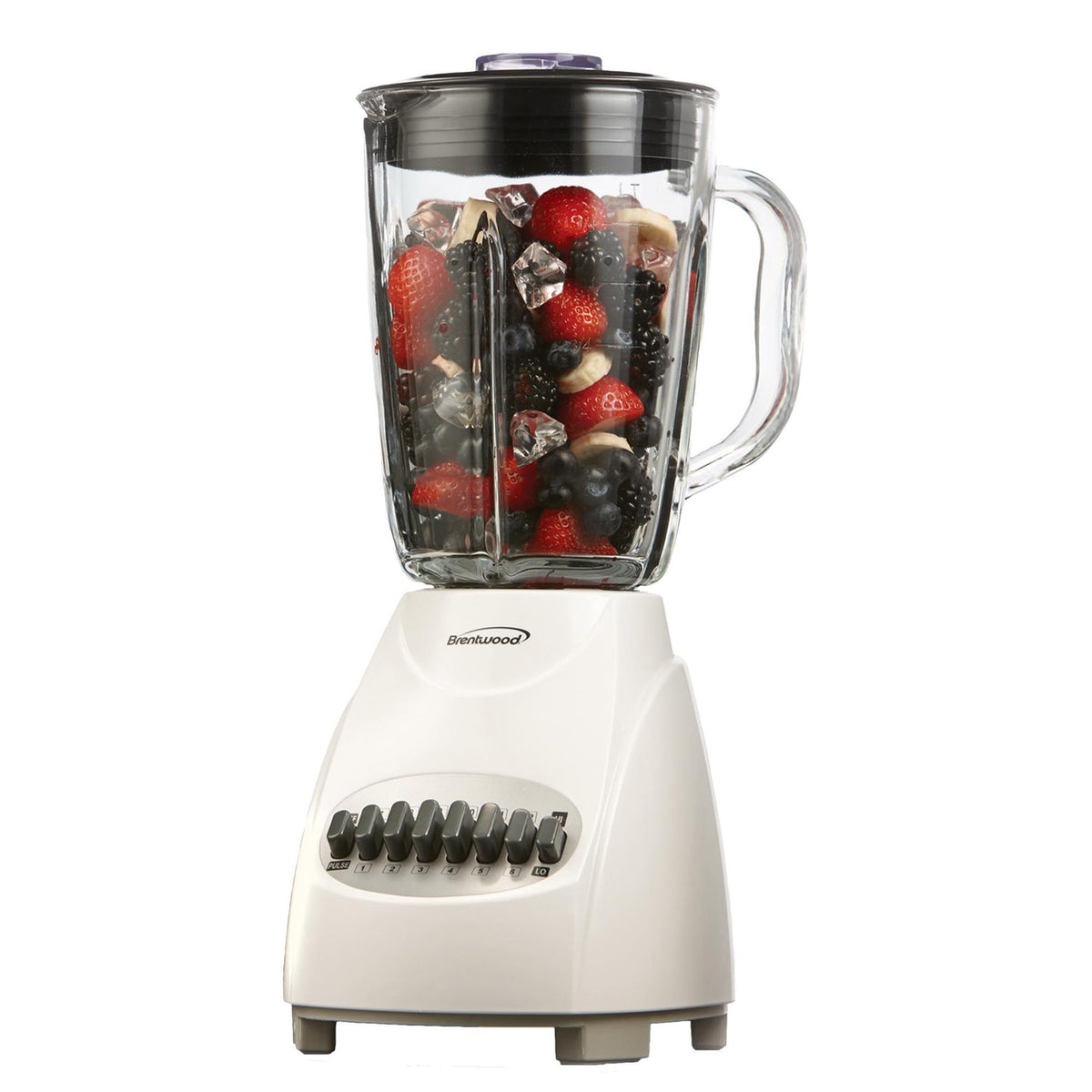 Brentwood 42 Oz. 12-Speed 350W Blender with Glass Jar - White - view 2