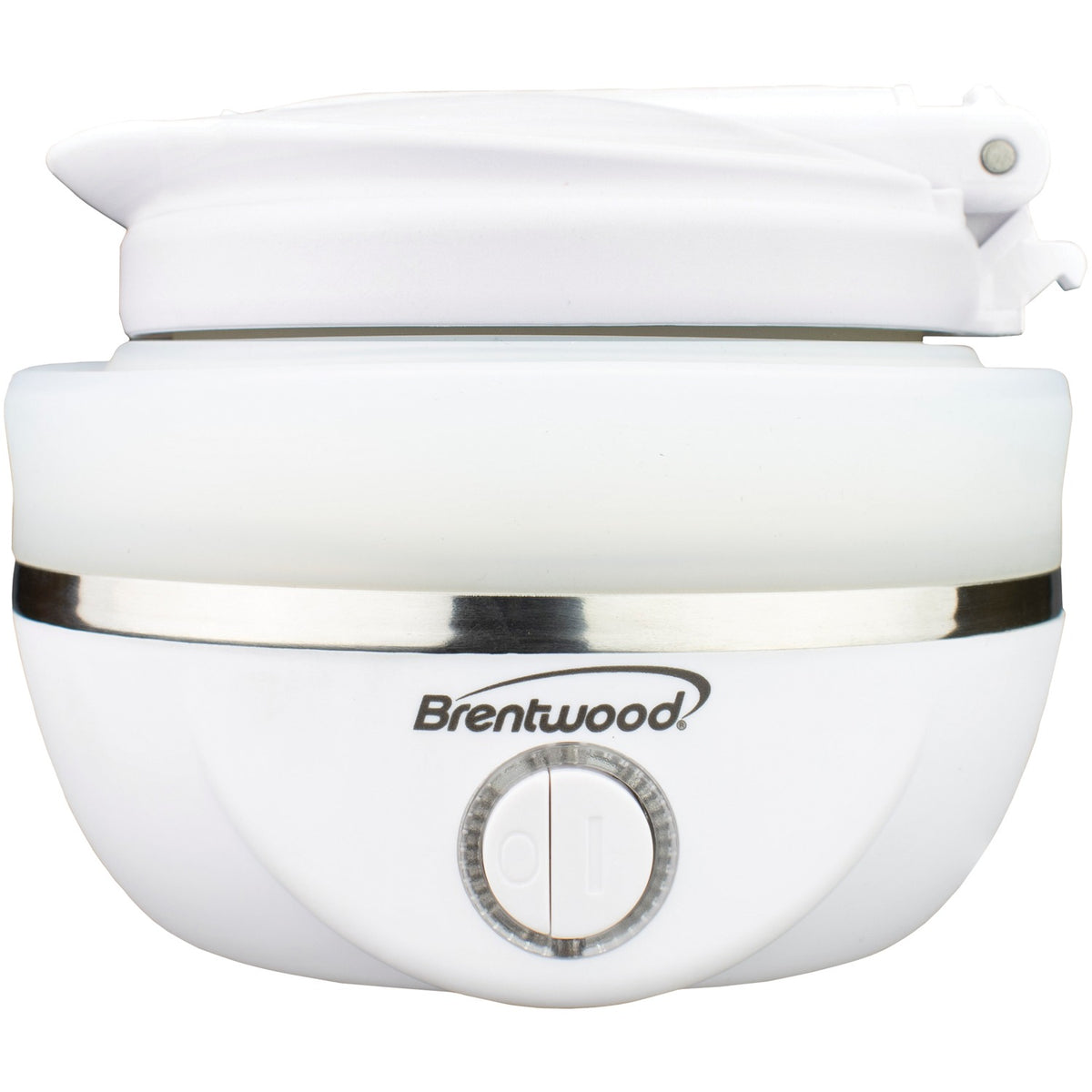 Brentwood Collapsible Dual-Voltage Travel Electric Kettle, 0.8 L, White - view 2