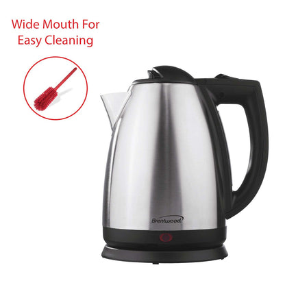 Brentwood 2 L Stainless Steel Cordless Electric Tea Kettle - view 6