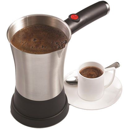 Brentwood 4-Cup 800W Electric Turkish Coffee Maker, Stainless Steel - view 2