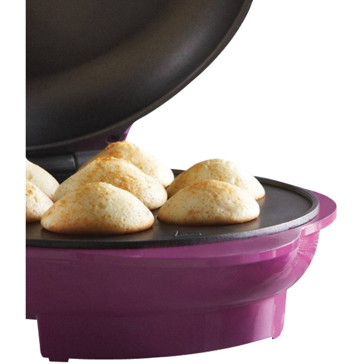 Brentwood Just For Fun Electric Mini Cupcake Maker, Makes 7, Nonstick, Pink - view 4