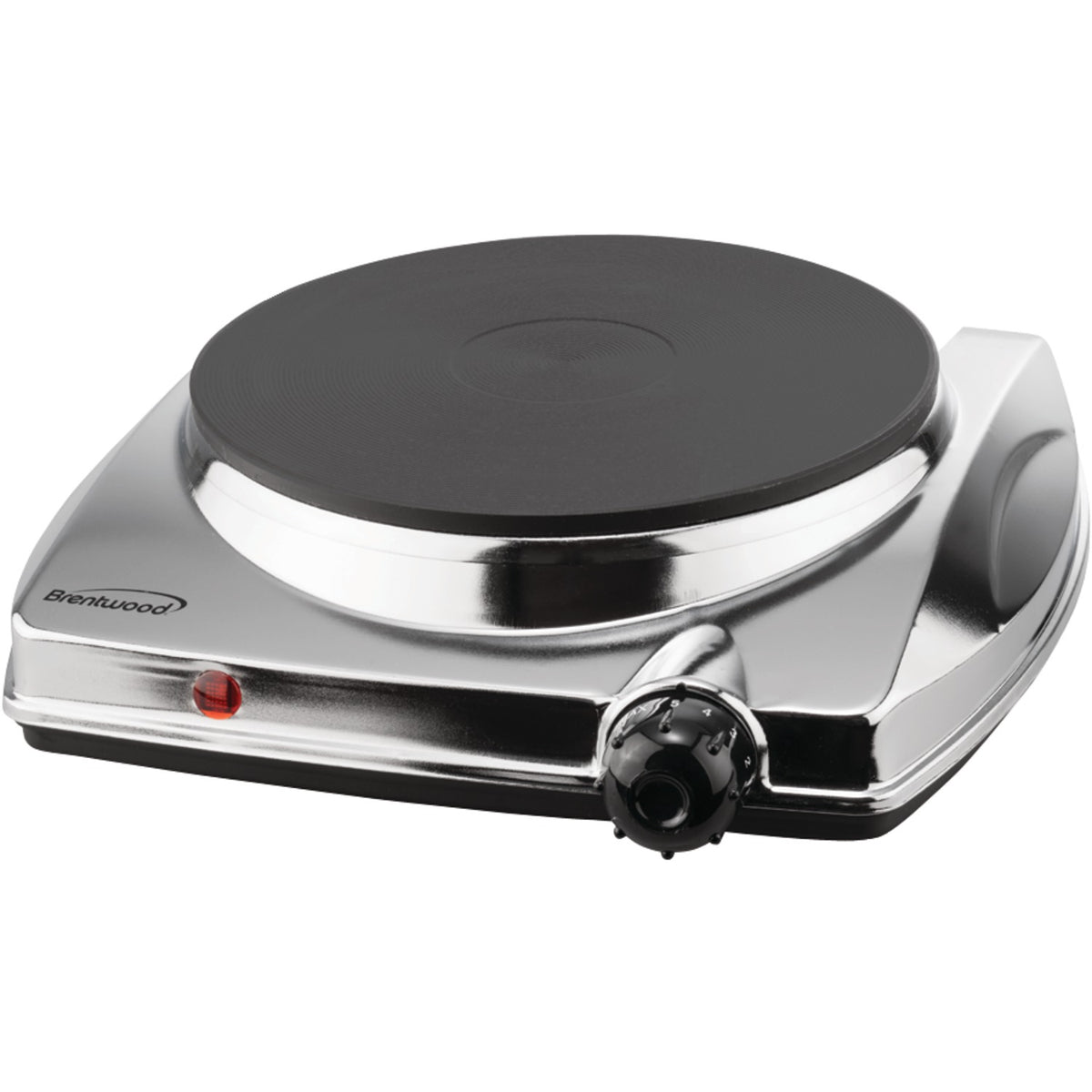 Brentwood 1000W Single Burner Electric Hot Plate, Adjustable Heat