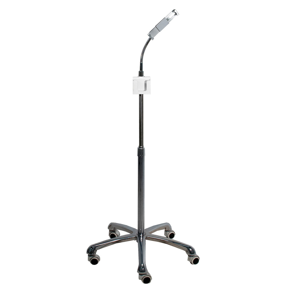 CTA Digital Heavy-Duty Security Gooseneck Floor Stand for 7-13 In. Tablets with Lock & Keys - view 9